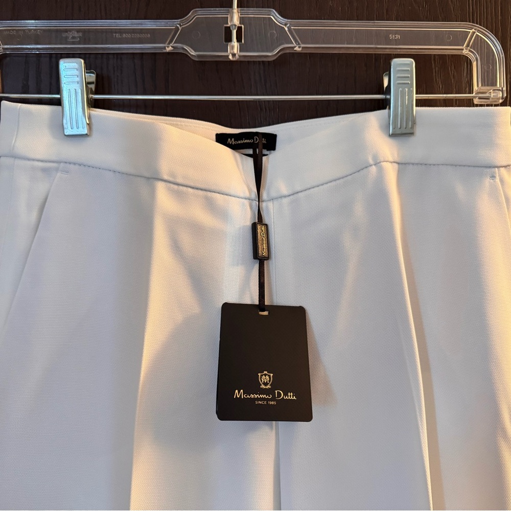 Massimo Dutti Cream Trousers